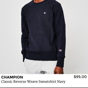 Champion Navy Sweatshirt